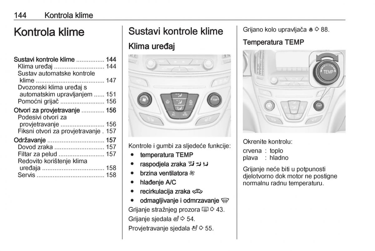 Opel Insignia A vlasnicko uputstvo / page 146