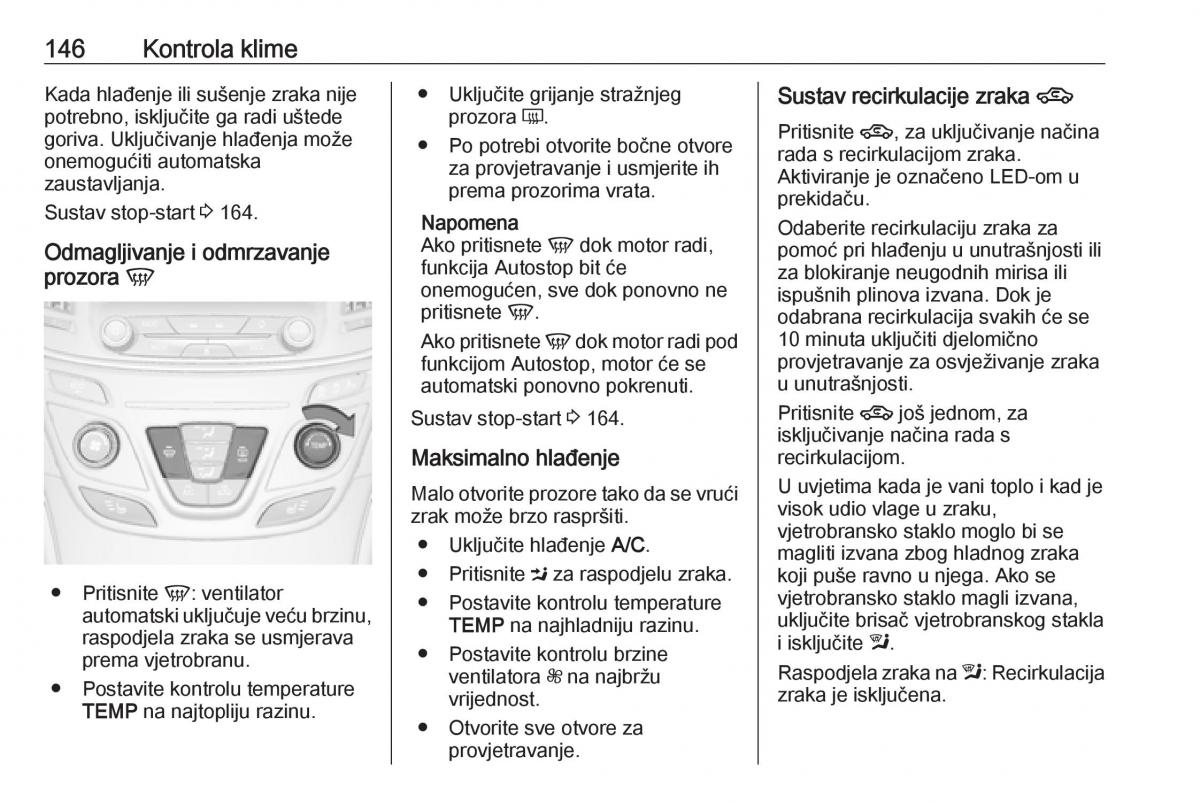 Opel Insignia A vlasnicko uputstvo / page 148