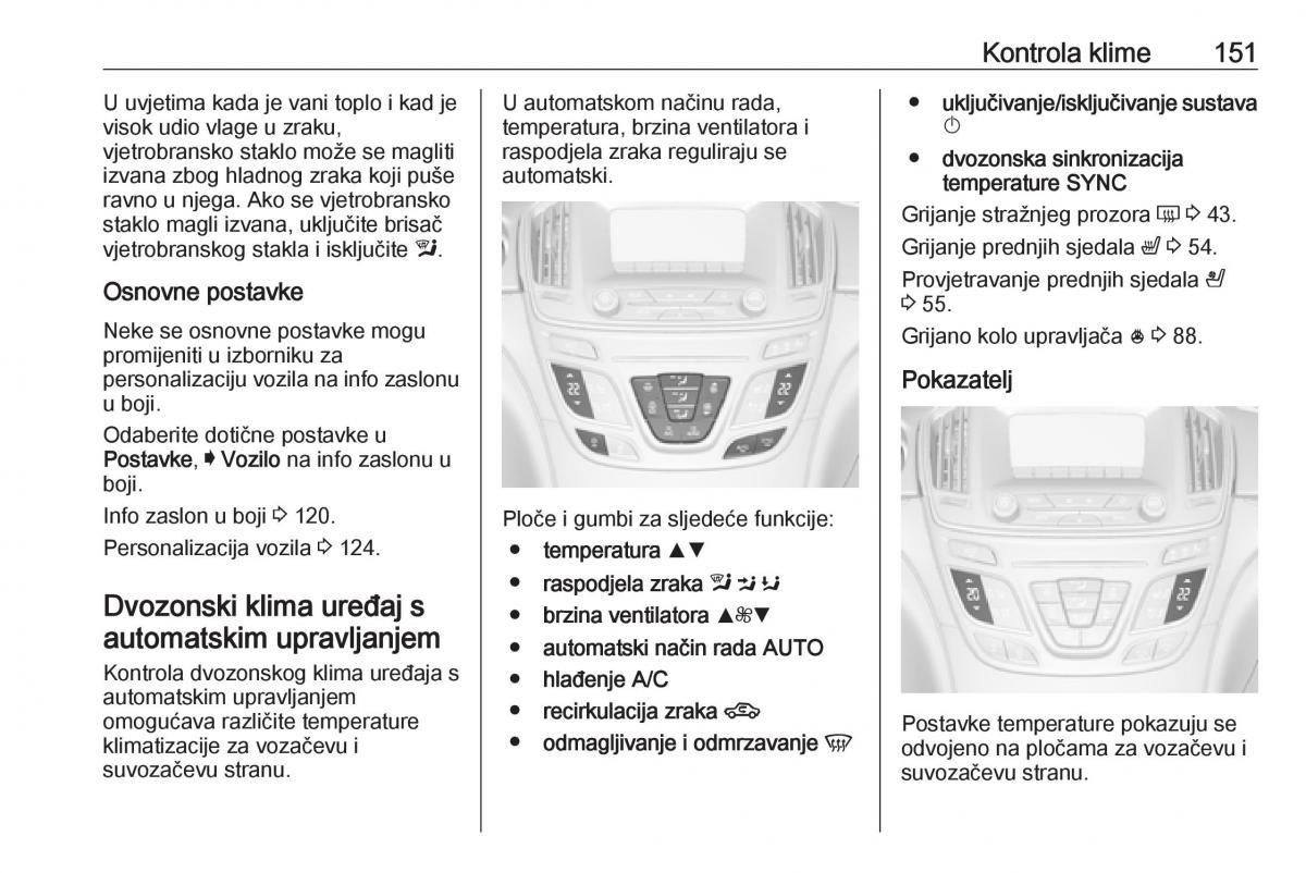 Opel Insignia A vlasnicko uputstvo / page 153