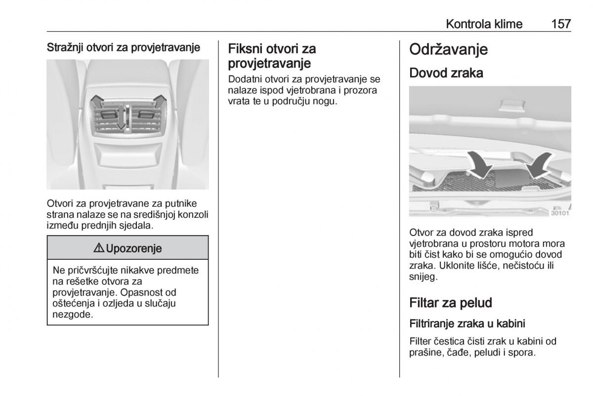 Opel Insignia A vlasnicko uputstvo / page 159