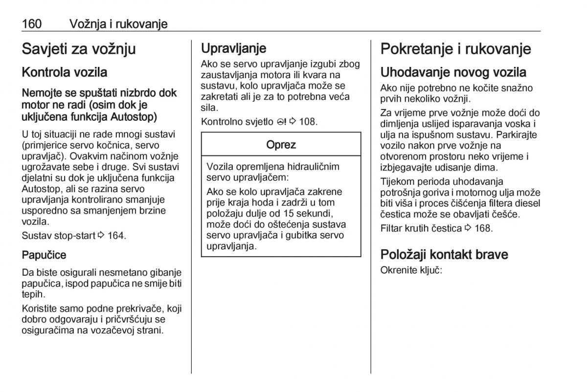 Opel Insignia A vlasnicko uputstvo / page 162