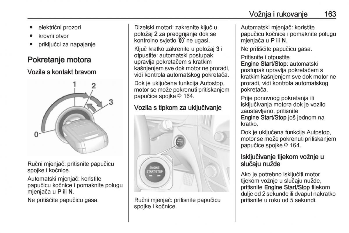 Opel Insignia A vlasnicko uputstvo / page 165