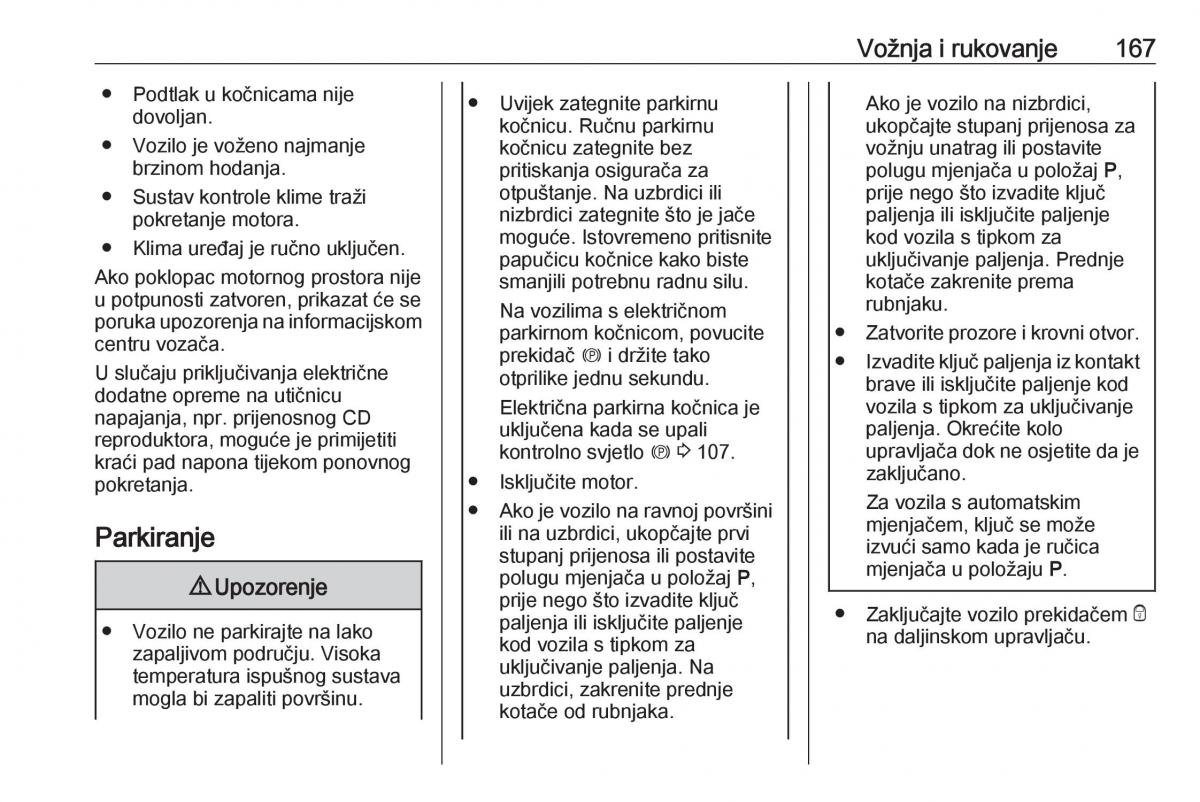 Opel Insignia A vlasnicko uputstvo / page 169