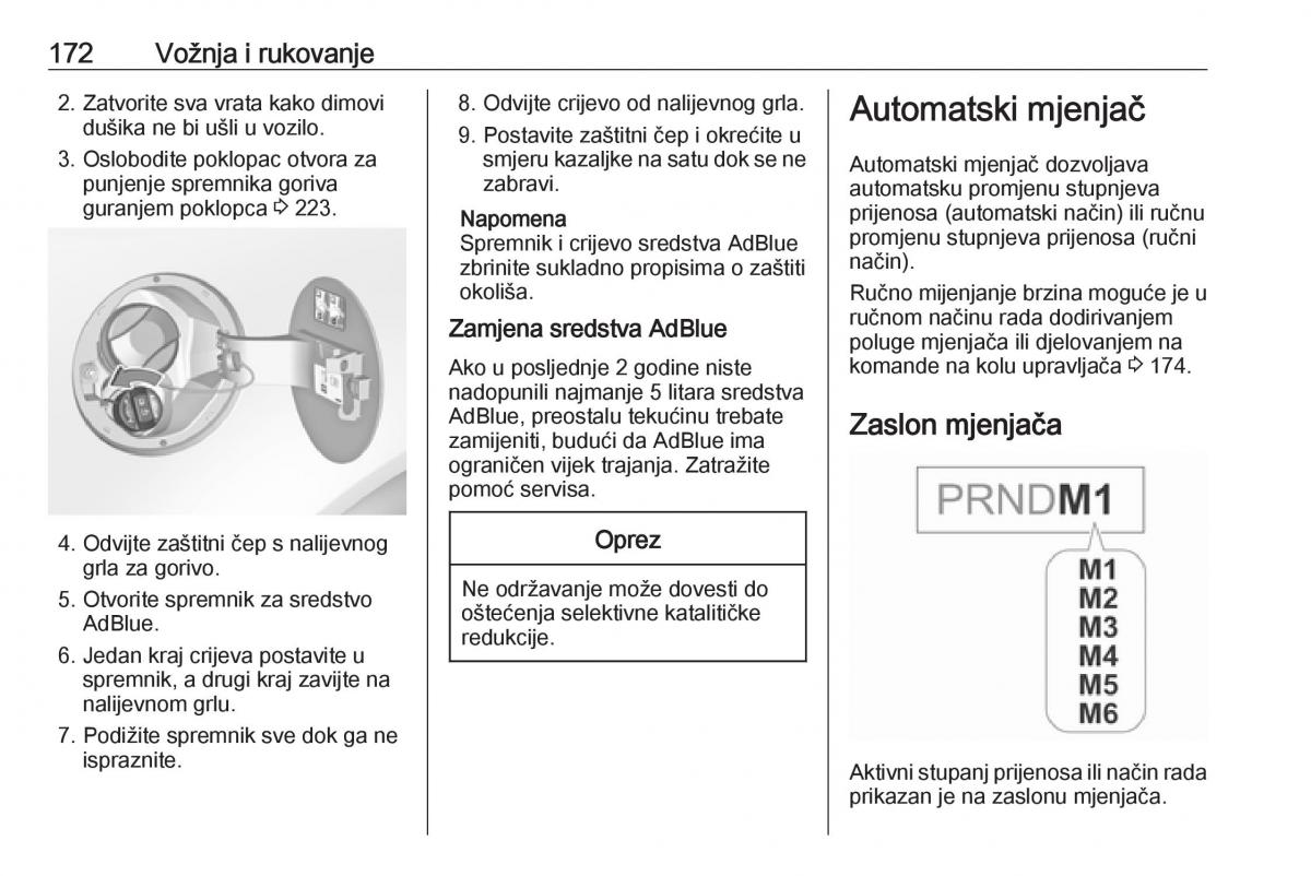 Opel Insignia A vlasnicko uputstvo / page 174