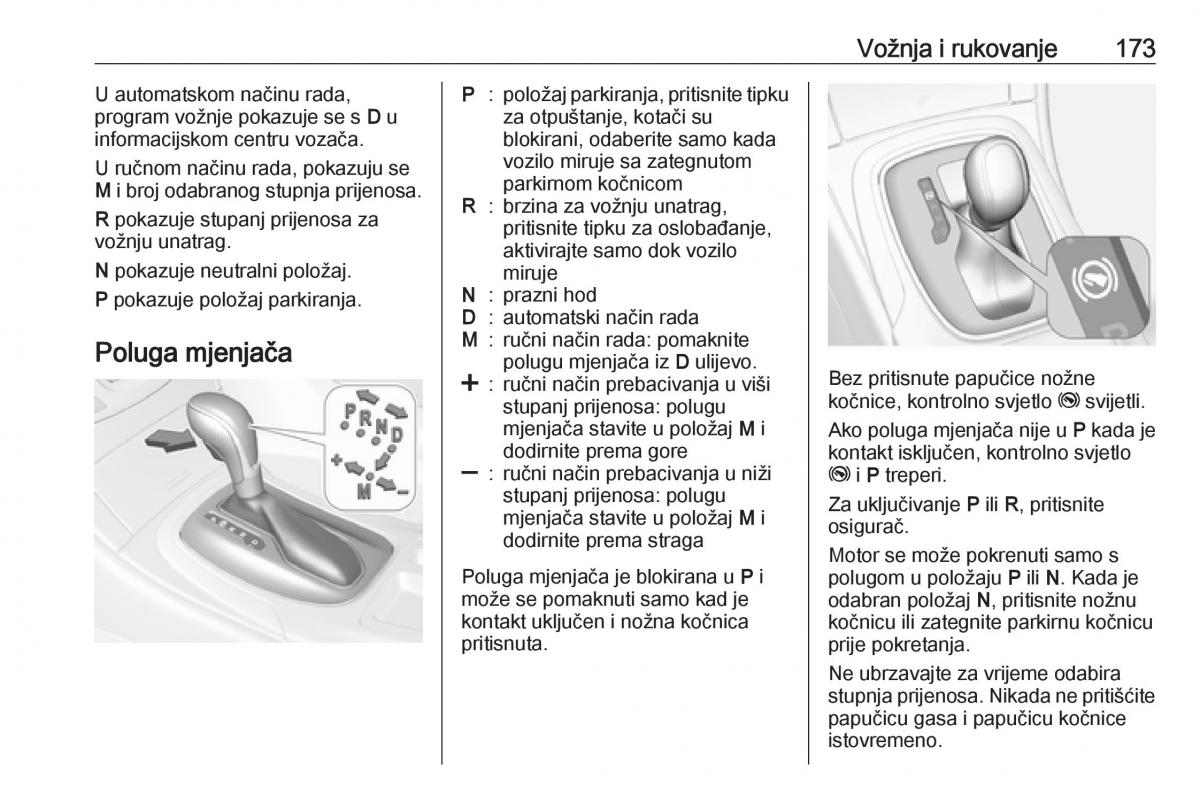 Opel Insignia A vlasnicko uputstvo / page 175