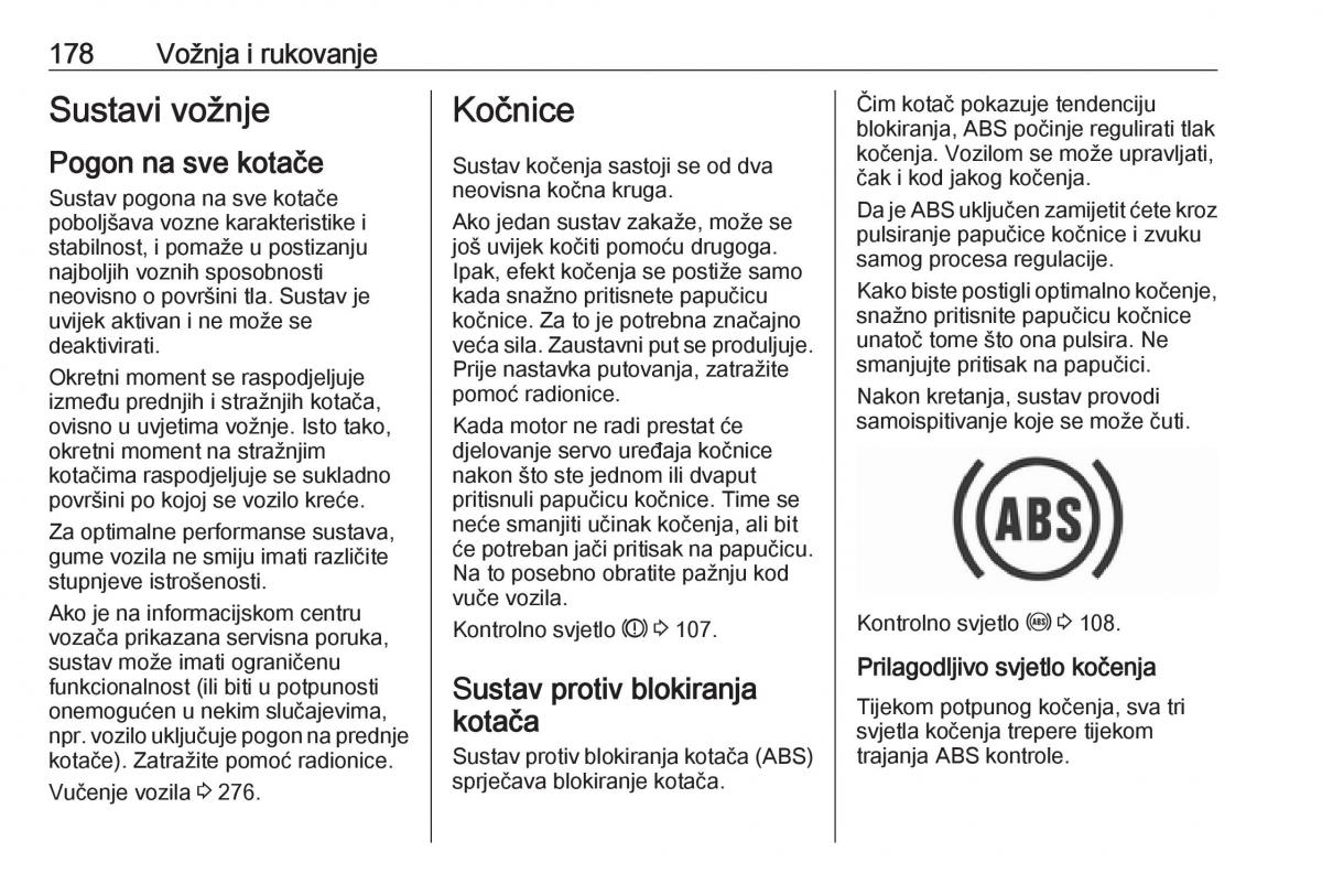 Opel Insignia A vlasnicko uputstvo / page 180