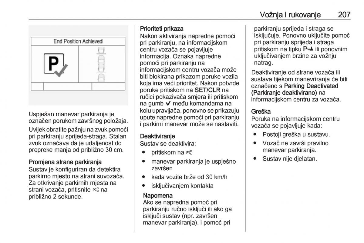 Opel Insignia A vlasnicko uputstvo / page 209