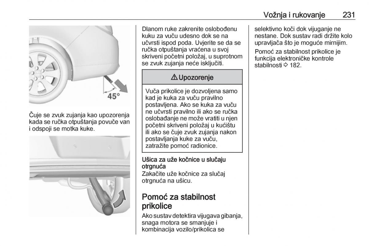 Opel Insignia A vlasnicko uputstvo / page 233