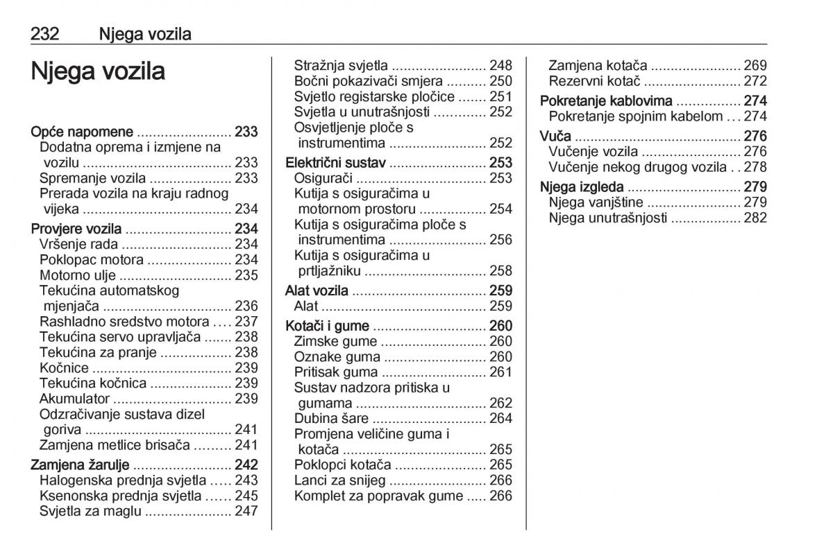 Opel Insignia A vlasnicko uputstvo / page 234