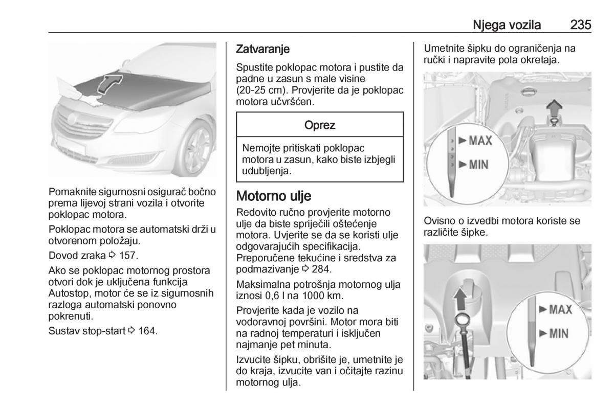 Opel Insignia A vlasnicko uputstvo / page 237