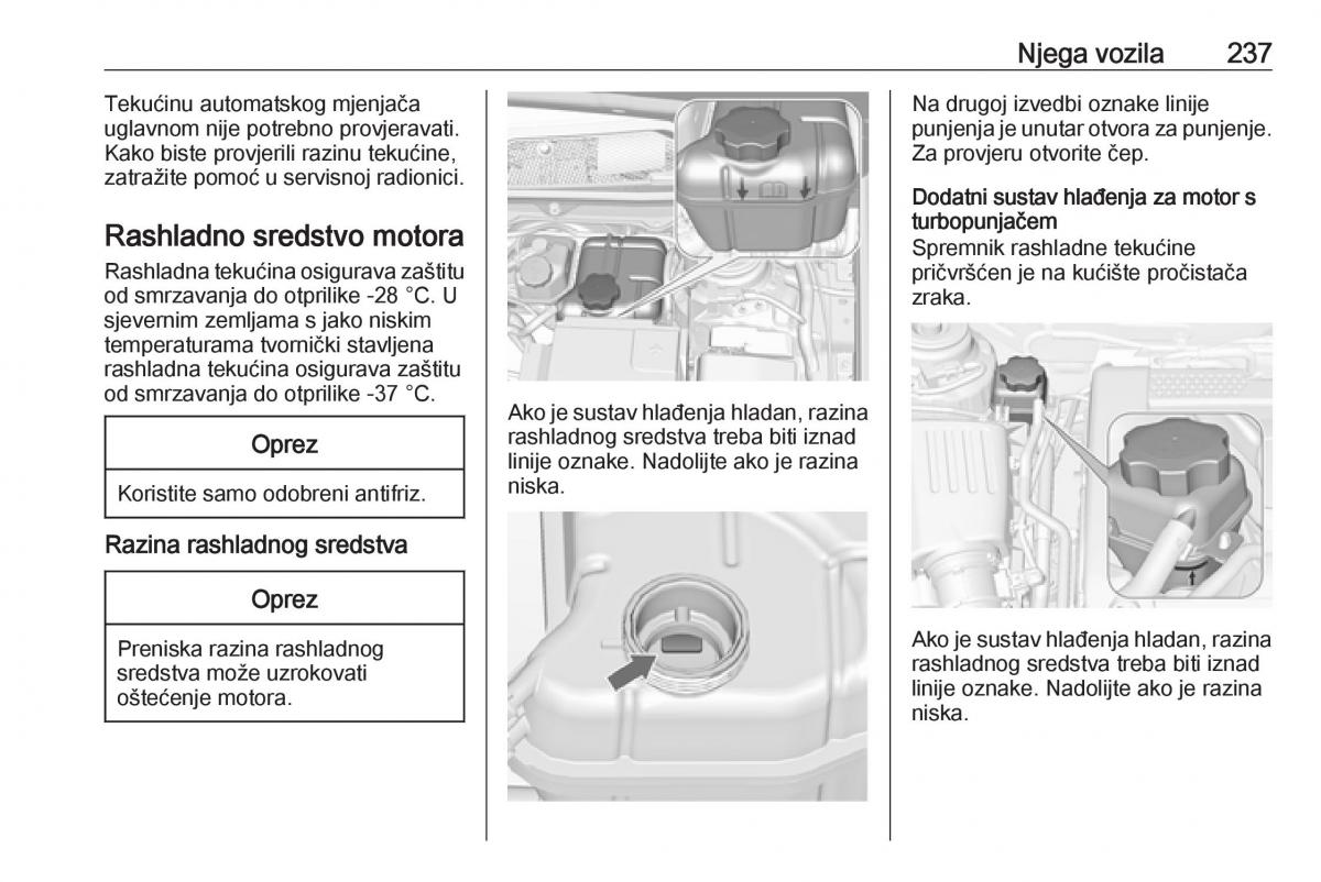 Opel Insignia A vlasnicko uputstvo / page 239