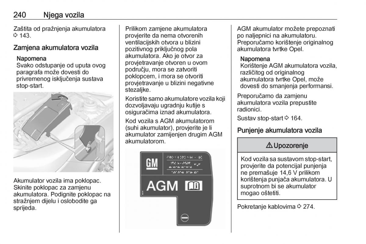 Opel Insignia A vlasnicko uputstvo / page 242