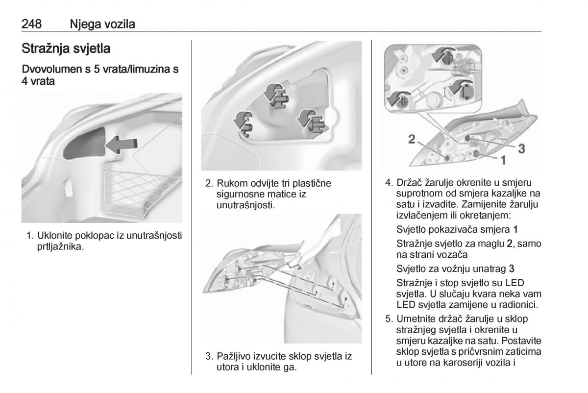 Opel Insignia A vlasnicko uputstvo / page 250