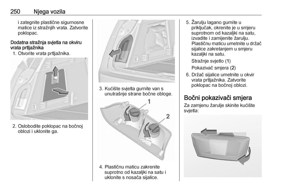 Opel Insignia A vlasnicko uputstvo / page 252