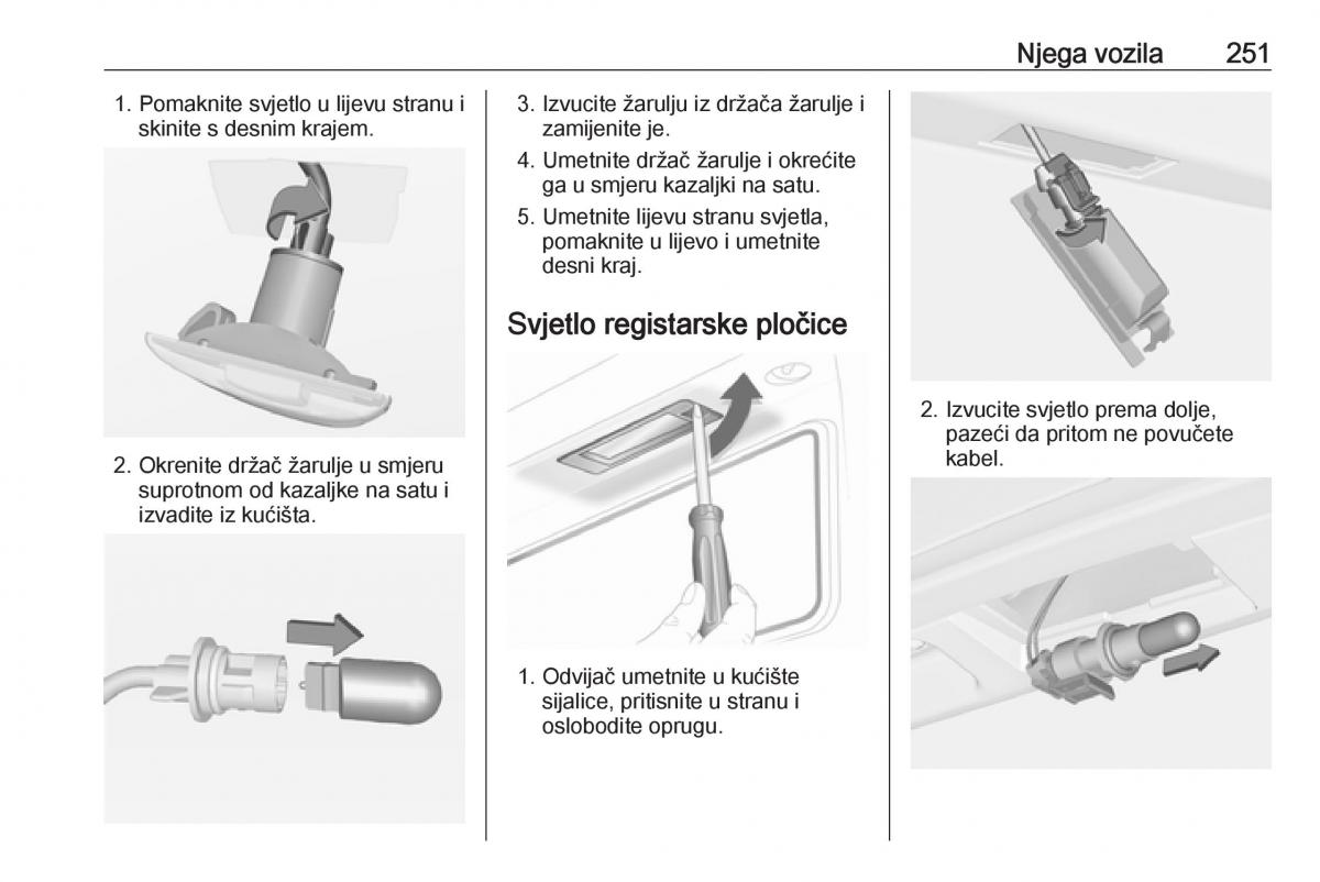 Opel Insignia A vlasnicko uputstvo / page 253