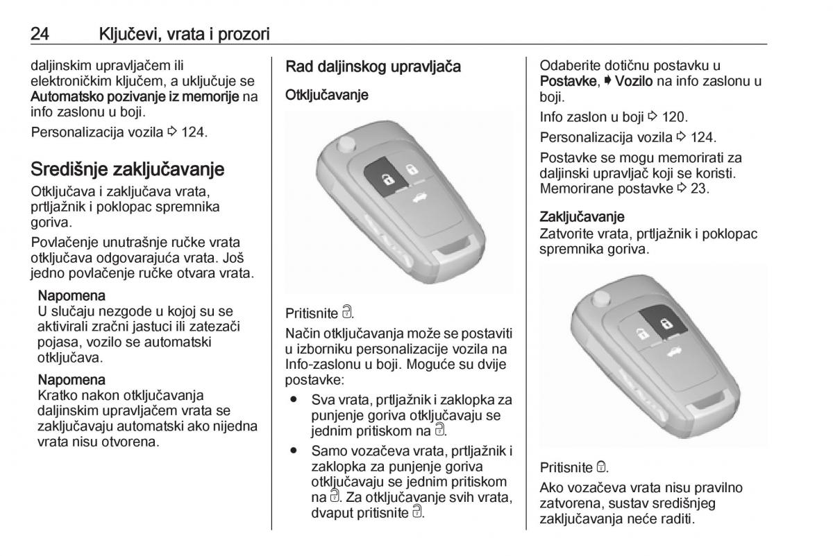 Opel Insignia A vlasnicko uputstvo / page 26