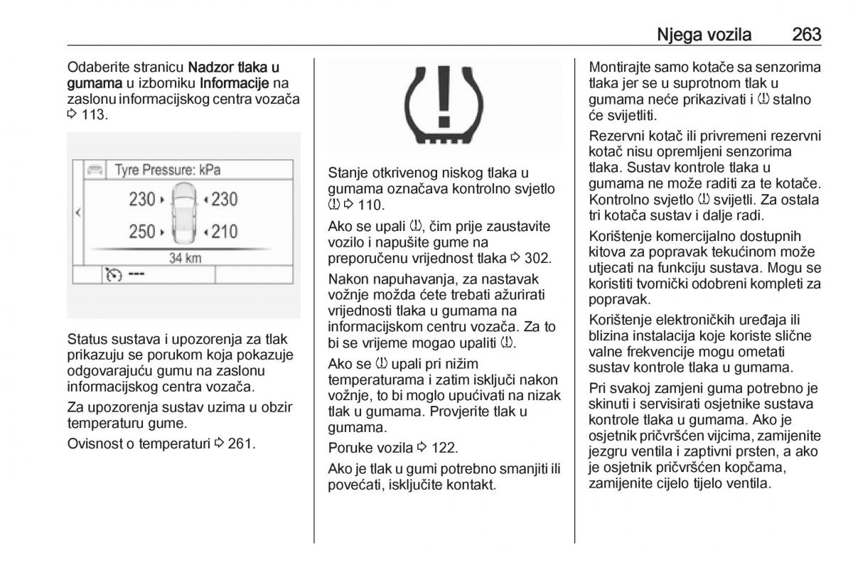 Opel Insignia A vlasnicko uputstvo / page 265