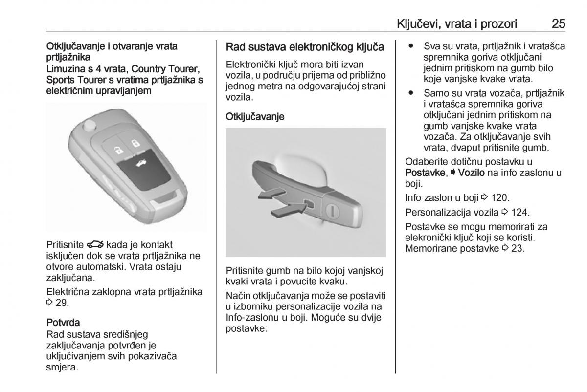 Opel Insignia A vlasnicko uputstvo / page 27