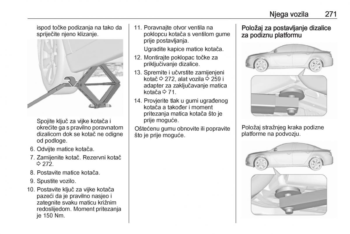 Opel Insignia A vlasnicko uputstvo / page 273