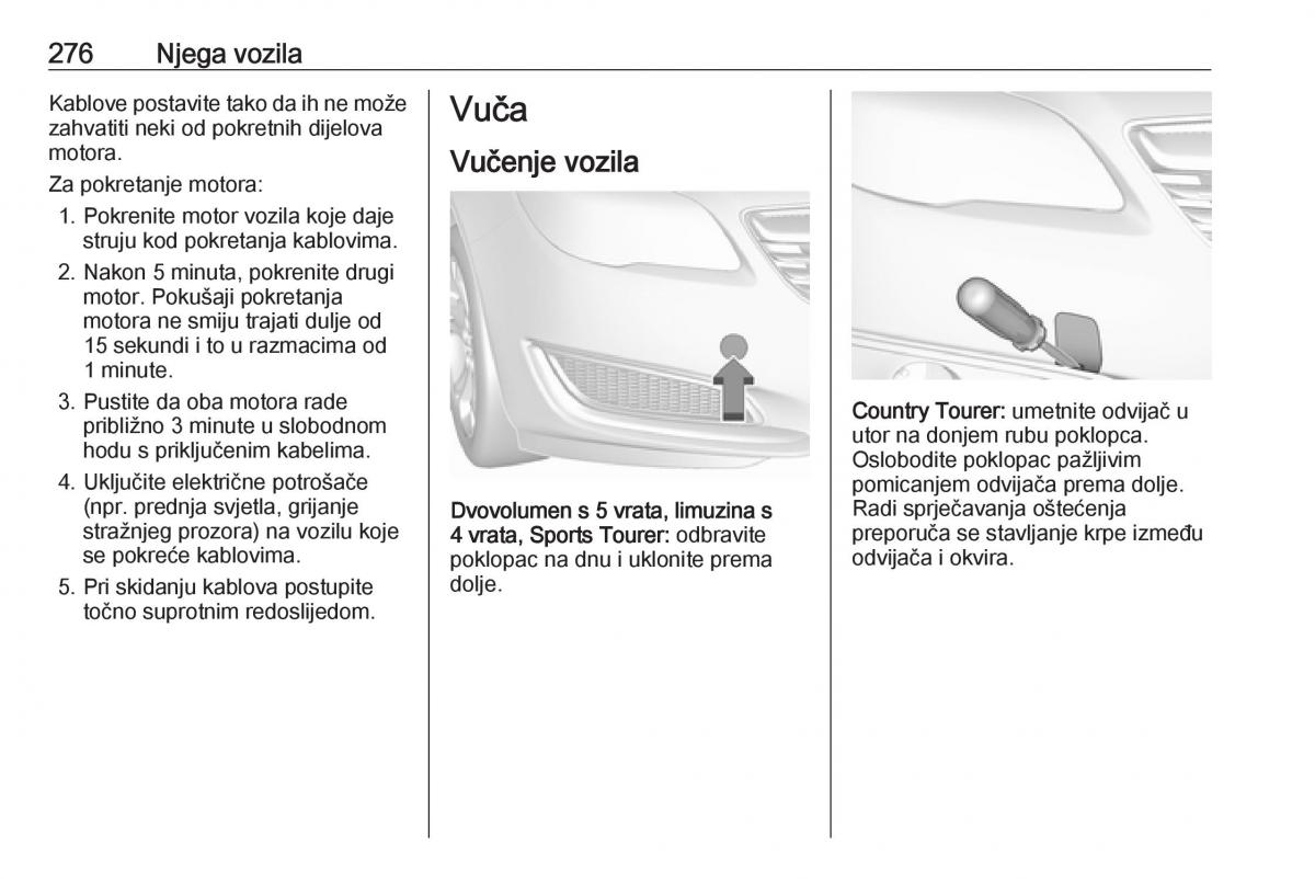 Opel Insignia A vlasnicko uputstvo / page 278