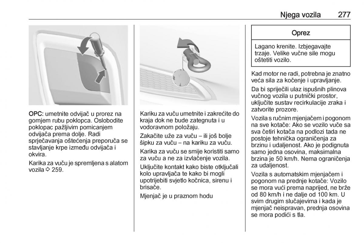 Opel Insignia A vlasnicko uputstvo / page 279