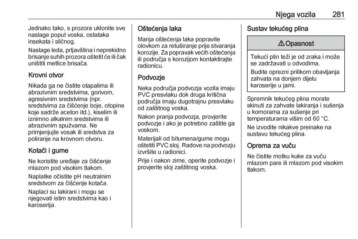 Opel Insignia A vlasnicko uputstvo / page 283