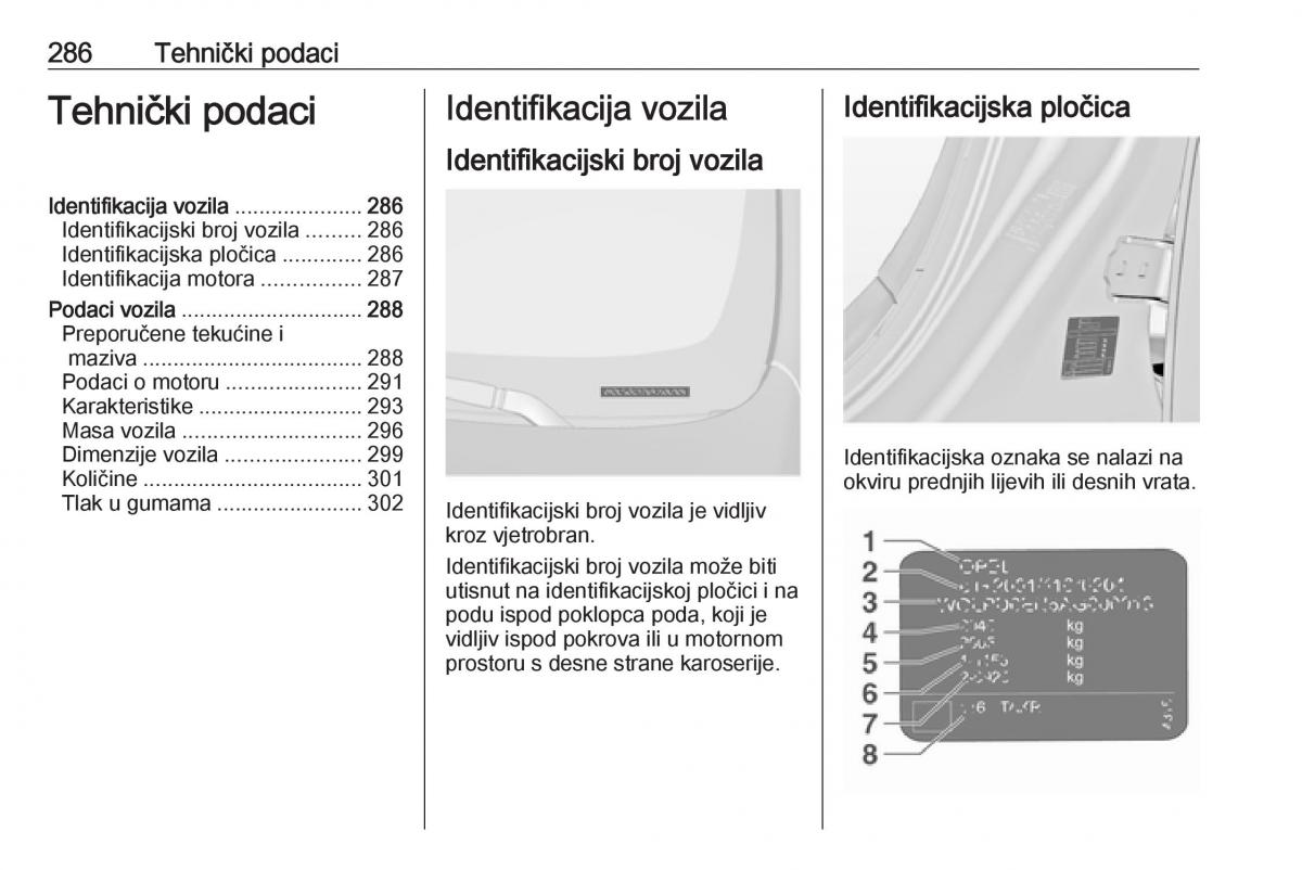 Opel Insignia A vlasnicko uputstvo / page 288