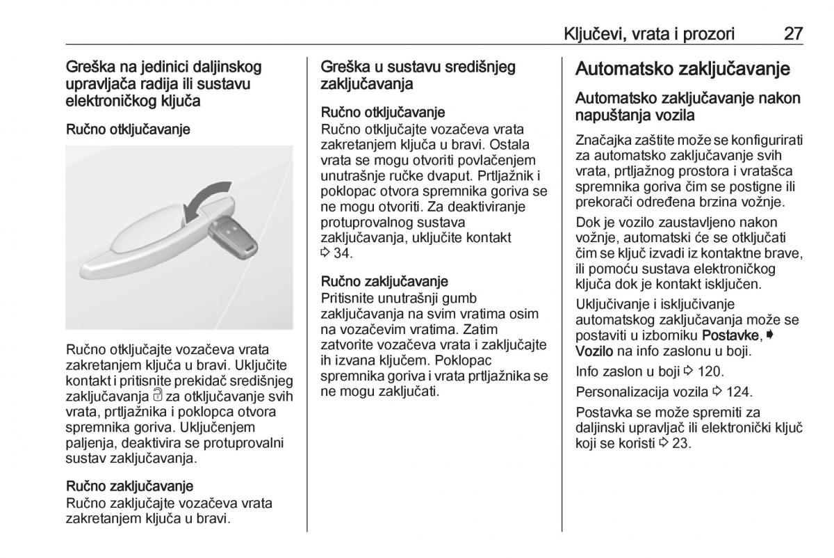 Opel Insignia A vlasnicko uputstvo / page 29