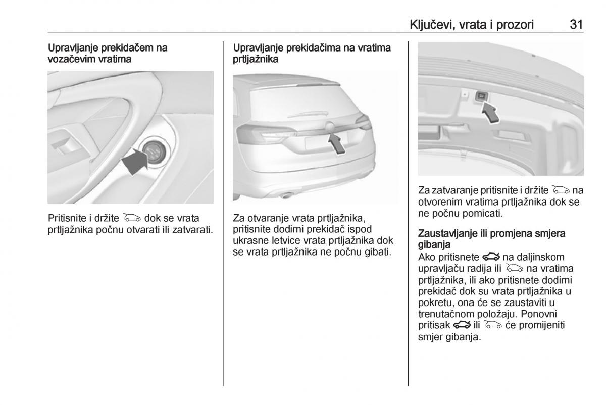 Opel Insignia A vlasnicko uputstvo / page 33