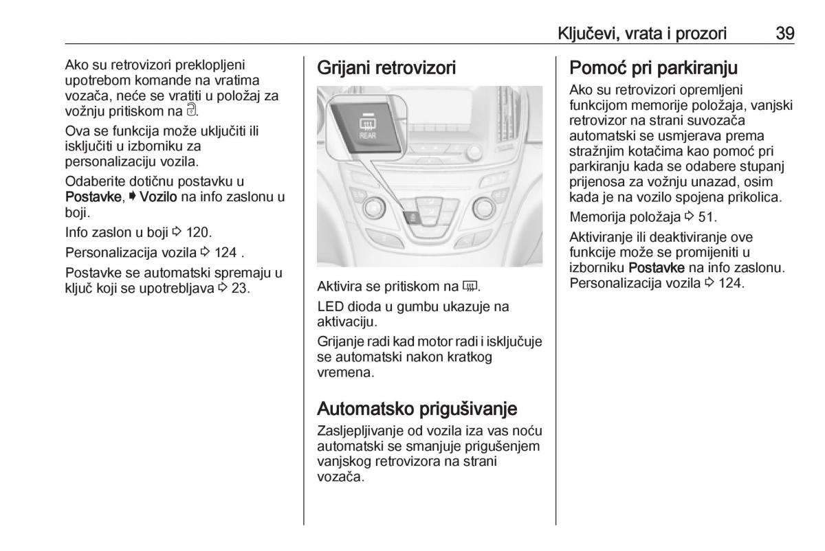 Opel Insignia A vlasnicko uputstvo / page 41