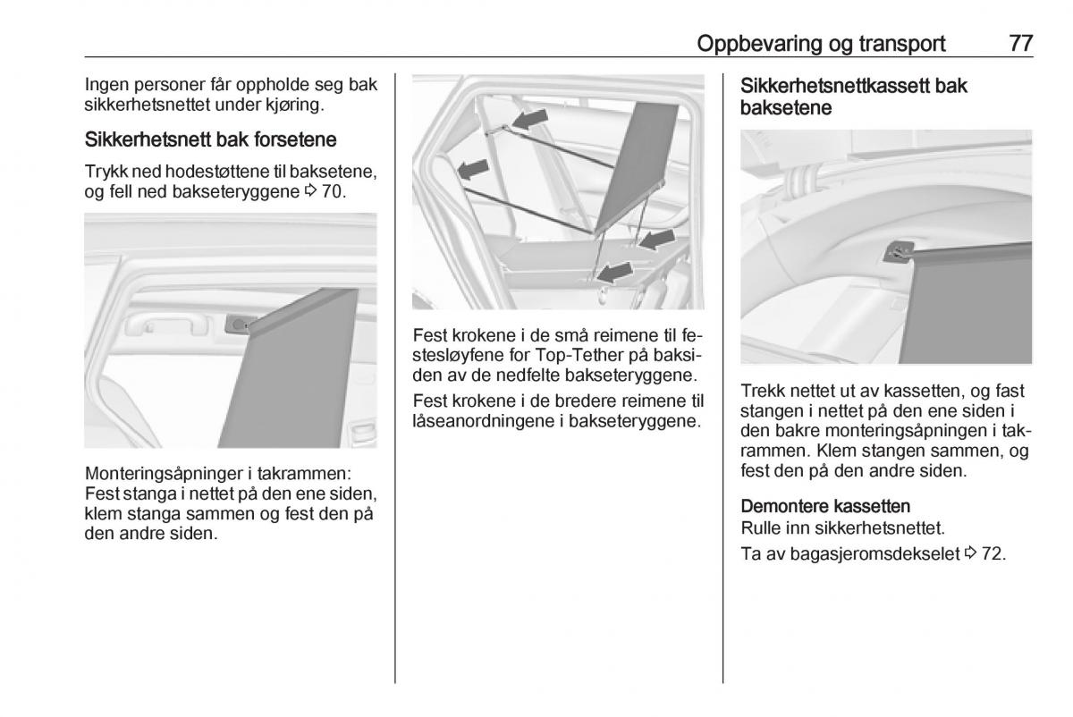 Opel Insignia A bruksanvisningen / page 79