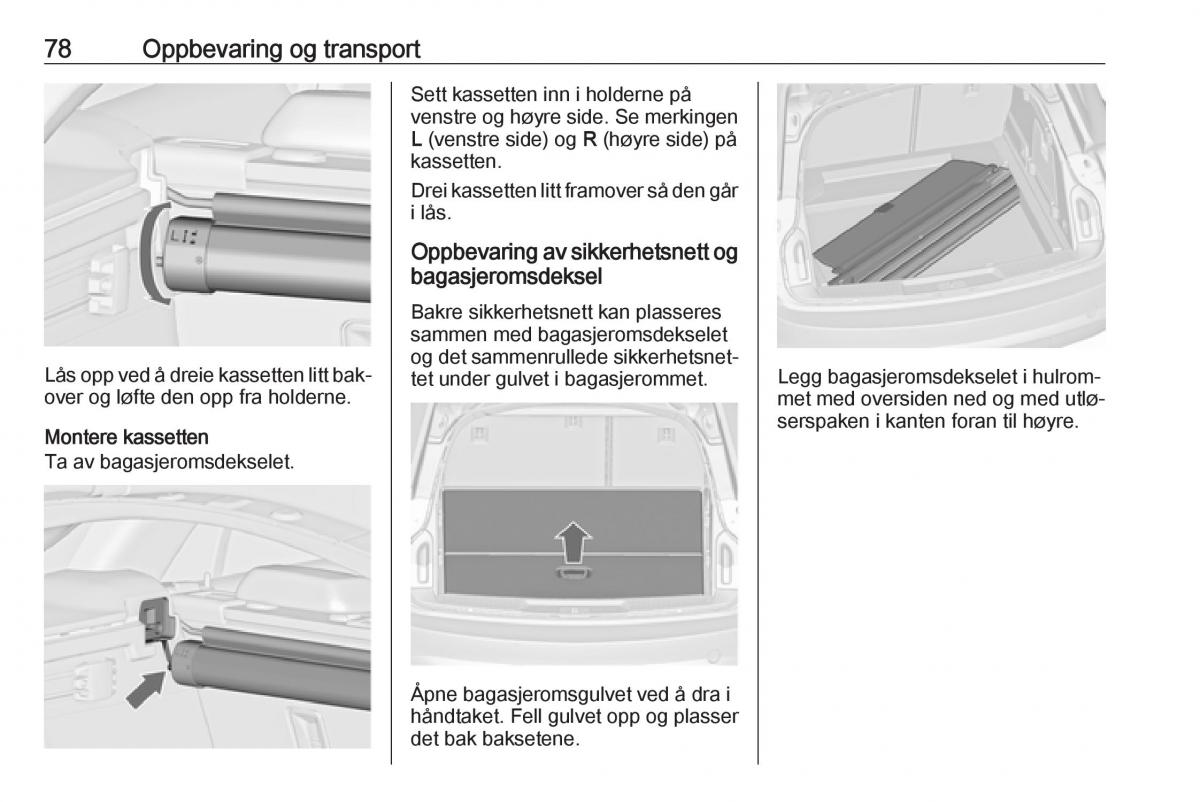 Opel Insignia A bruksanvisningen / page 80