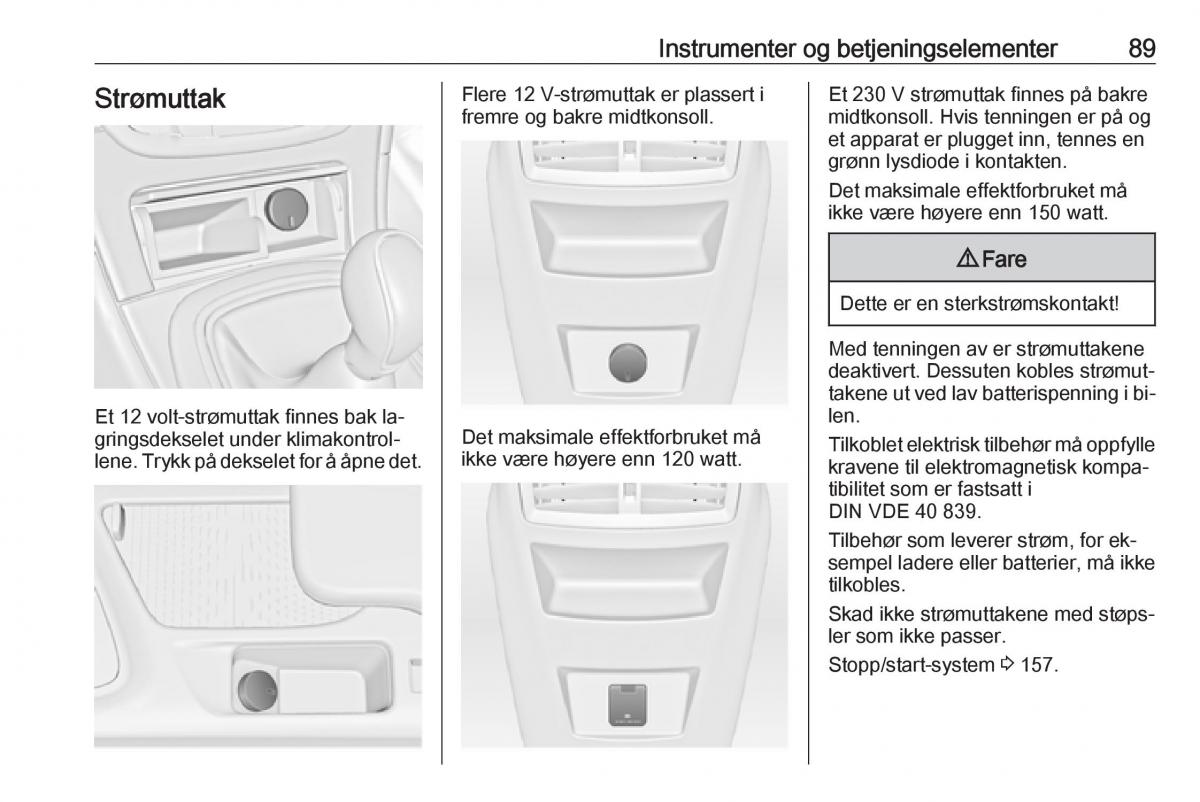 Opel Insignia A bruksanvisningen / page 91