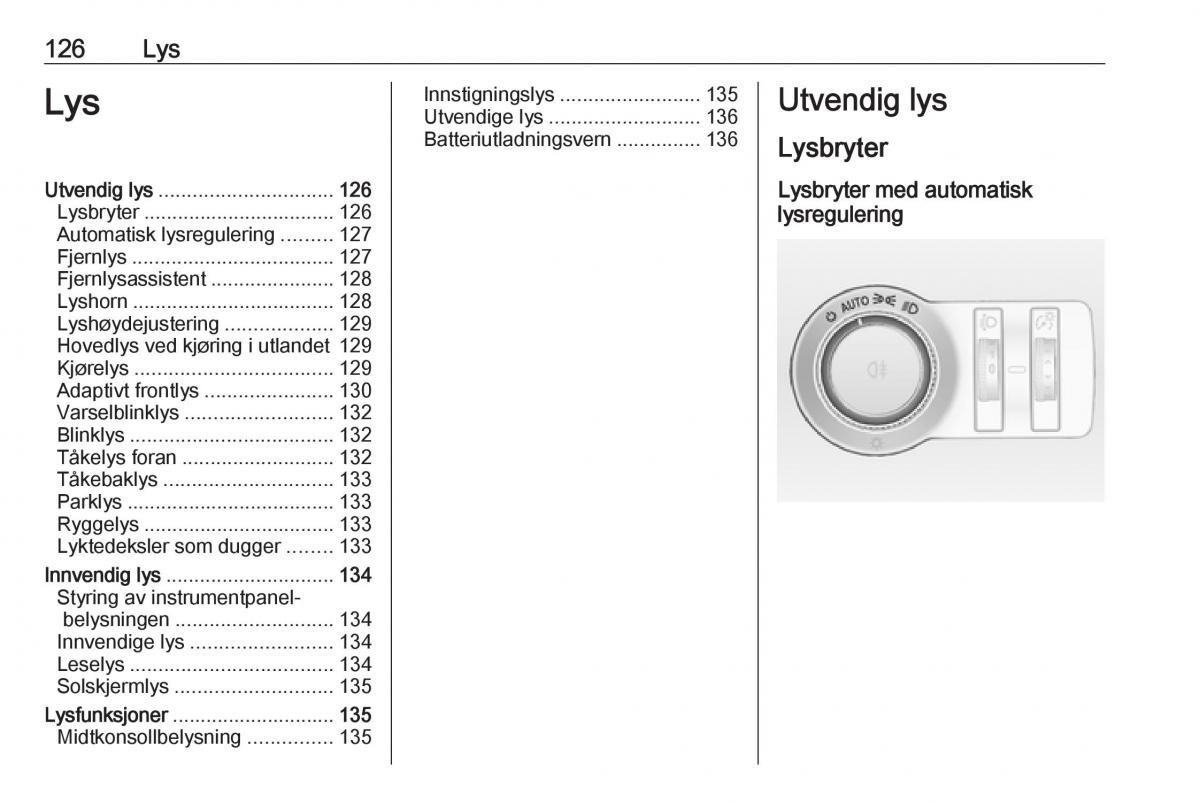 Opel Insignia A bruksanvisningen / page 128