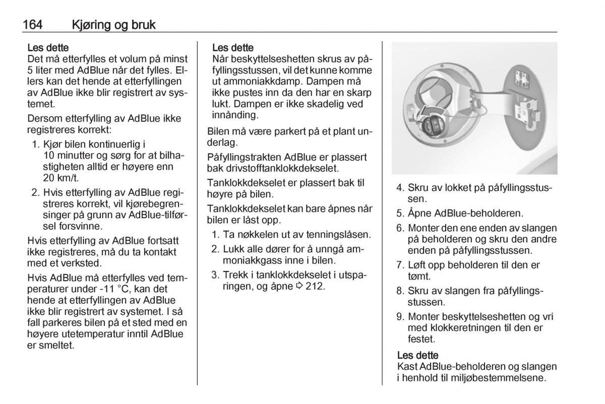 Opel Insignia A bruksanvisningen / page 166