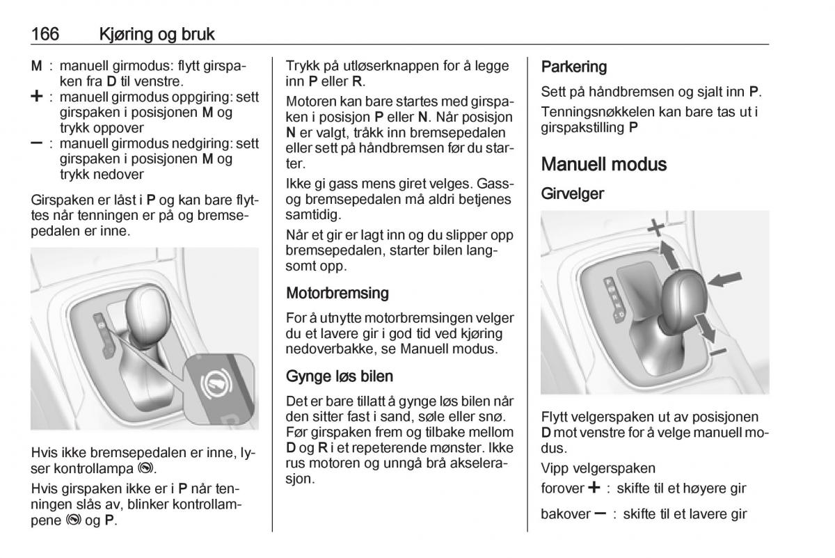 Opel Insignia A bruksanvisningen / page 168