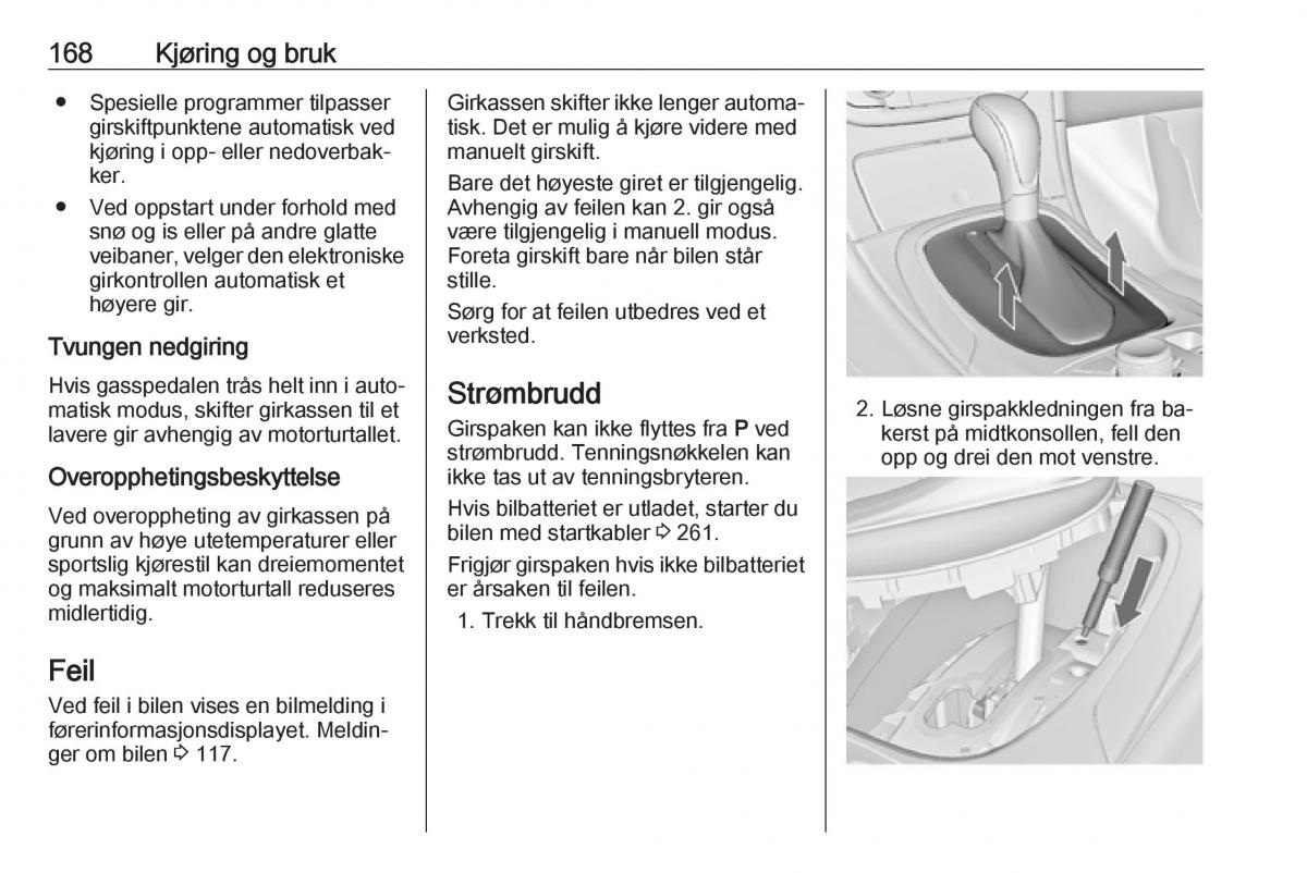 Opel Insignia A bruksanvisningen / page 170