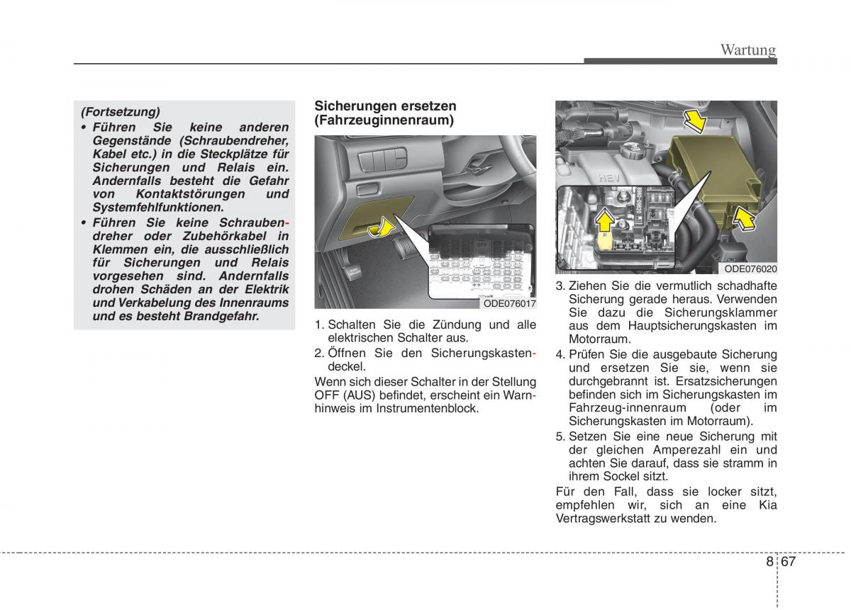 KIA Niro Handbuch / page 556