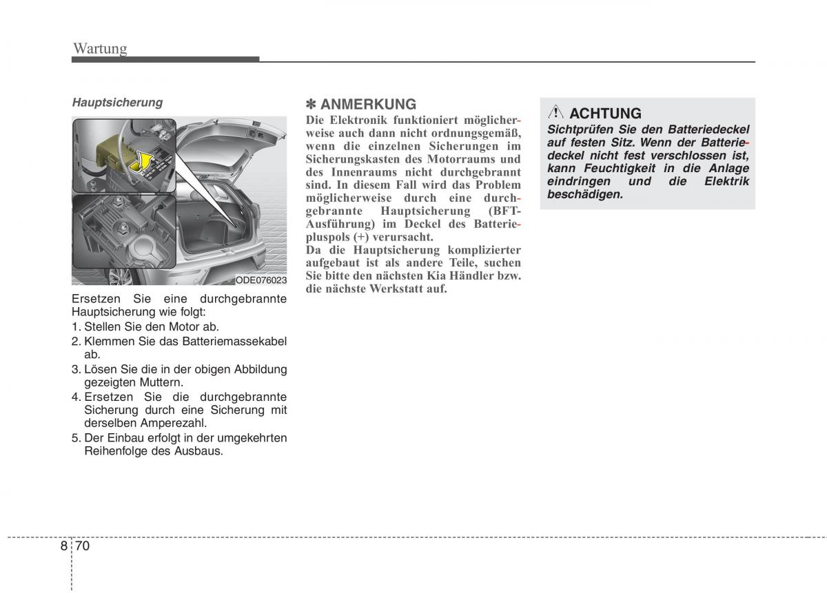 KIA Niro Handbuch / page 559