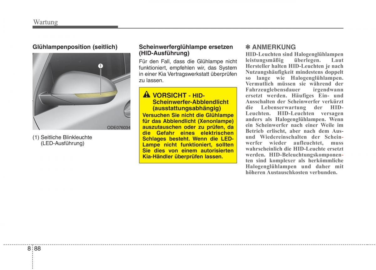 KIA Niro Handbuch / page 577