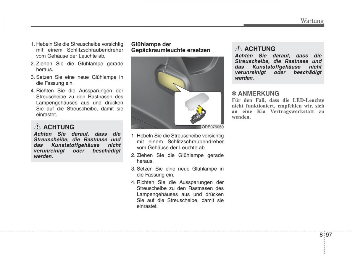 KIA Niro Handbuch / page 586