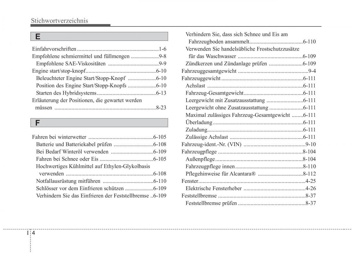 KIA Niro Handbuch / page 621