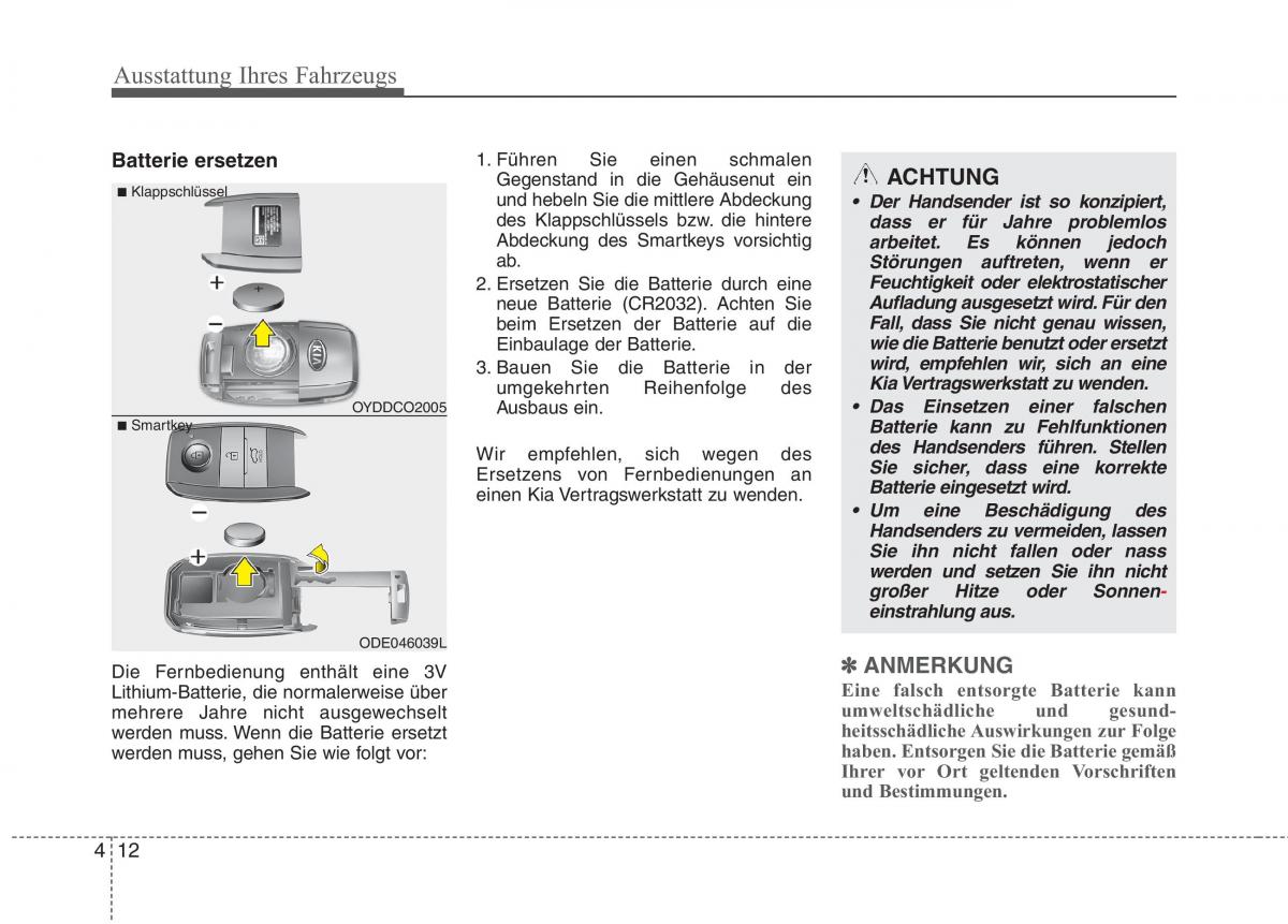 KIA Niro Handbuch / page 124