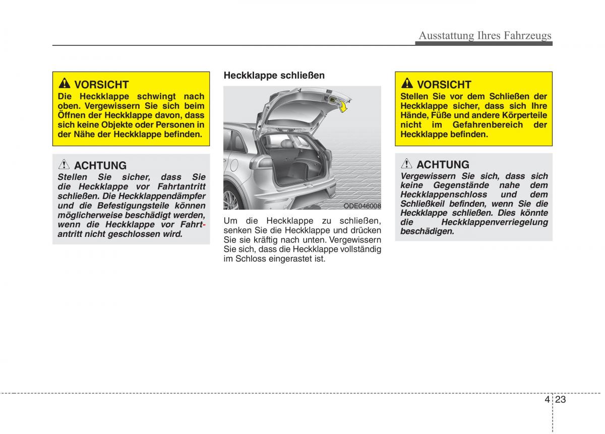 KIA Niro Handbuch / page 135