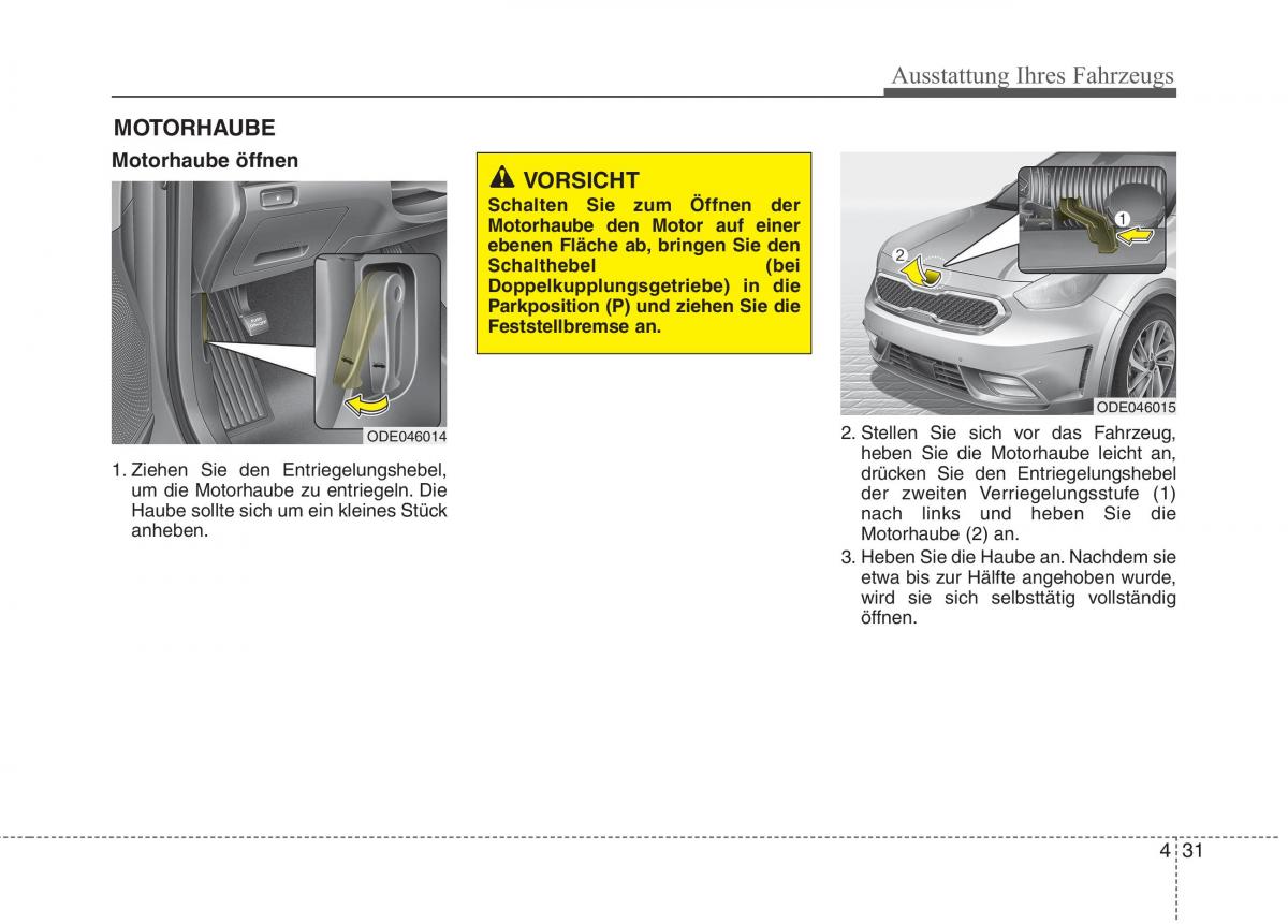 KIA Niro Handbuch / page 143