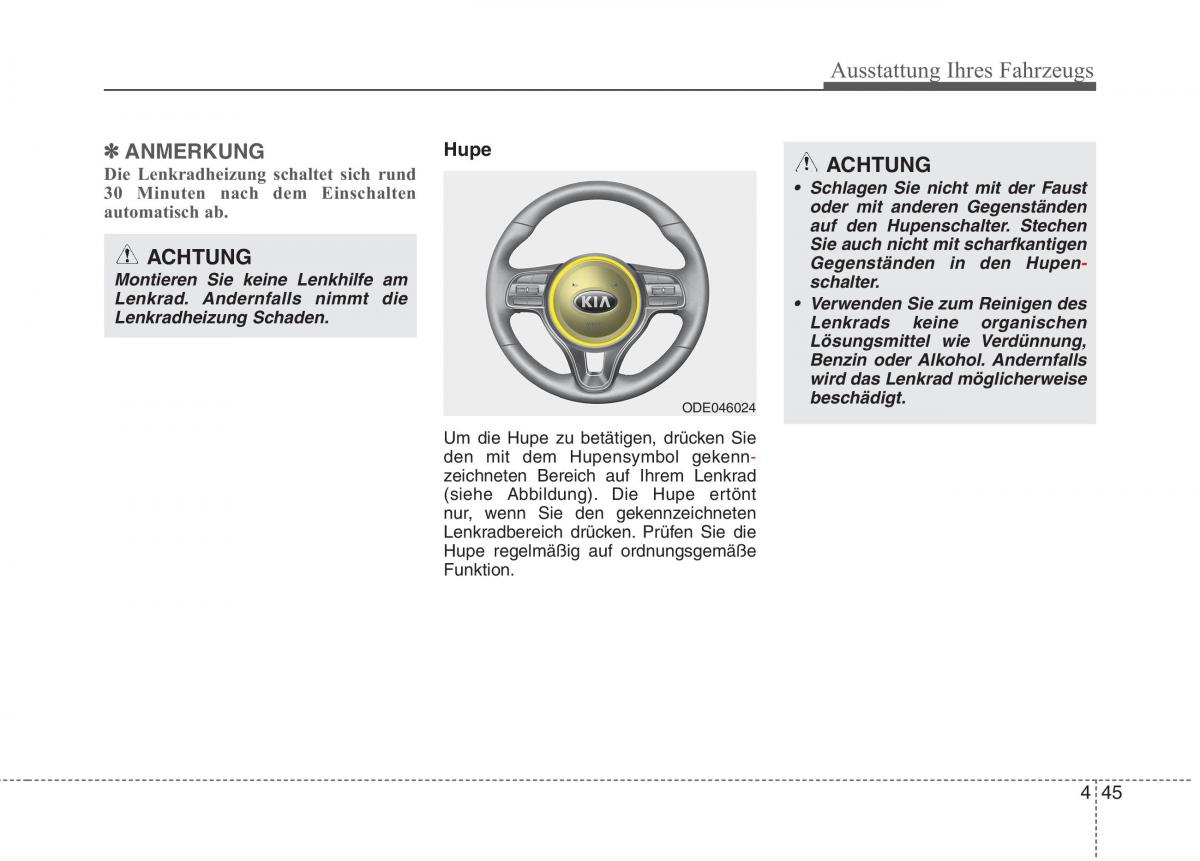 KIA Niro Handbuch / page 157