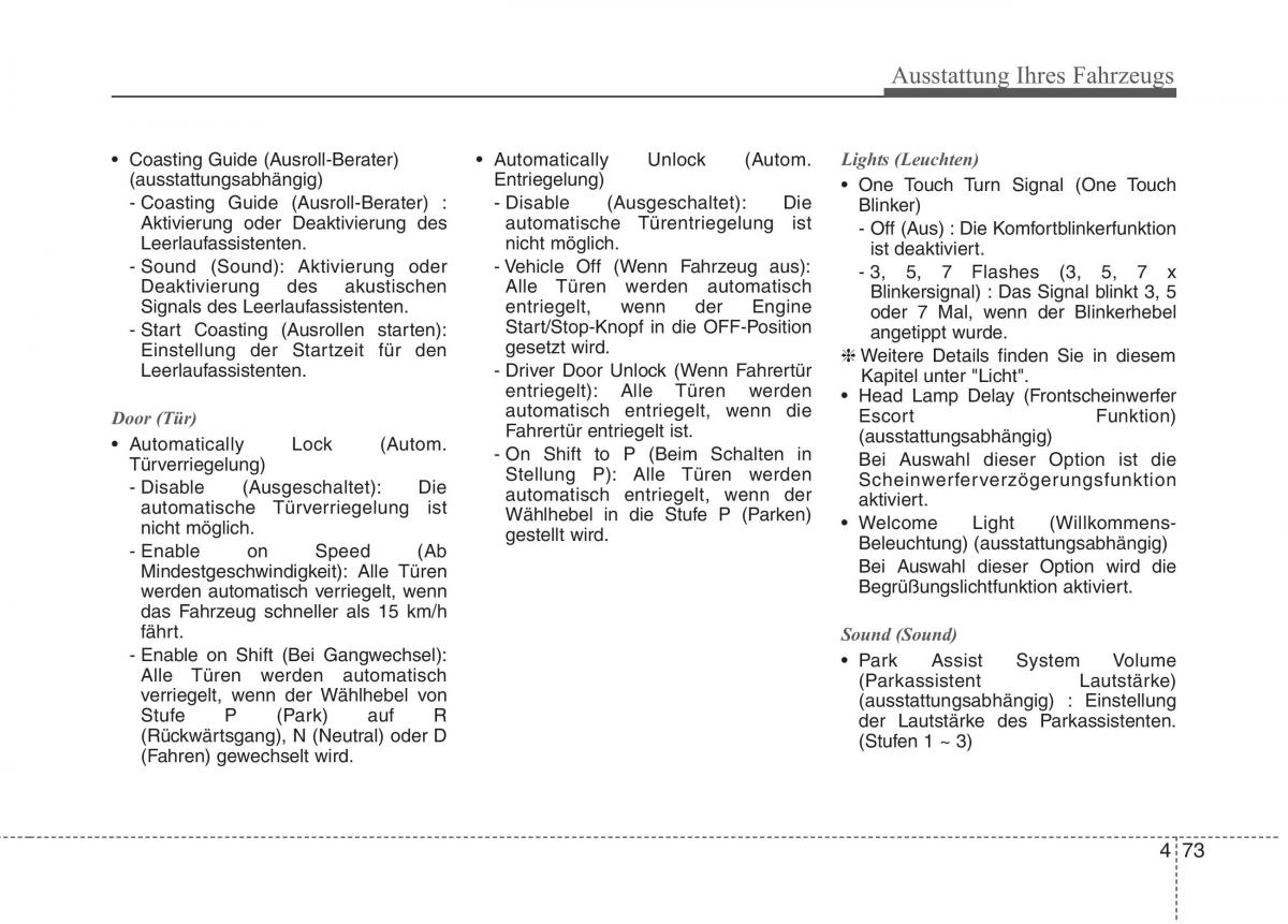 KIA Niro Handbuch / page 185