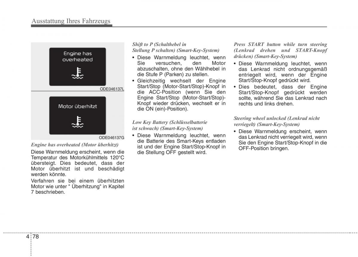 KIA Niro Handbuch / page 190