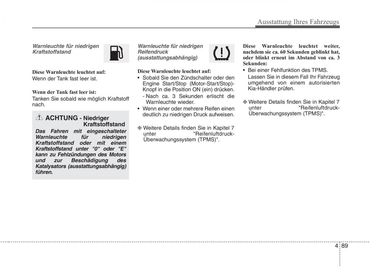 KIA Niro Handbuch / page 201