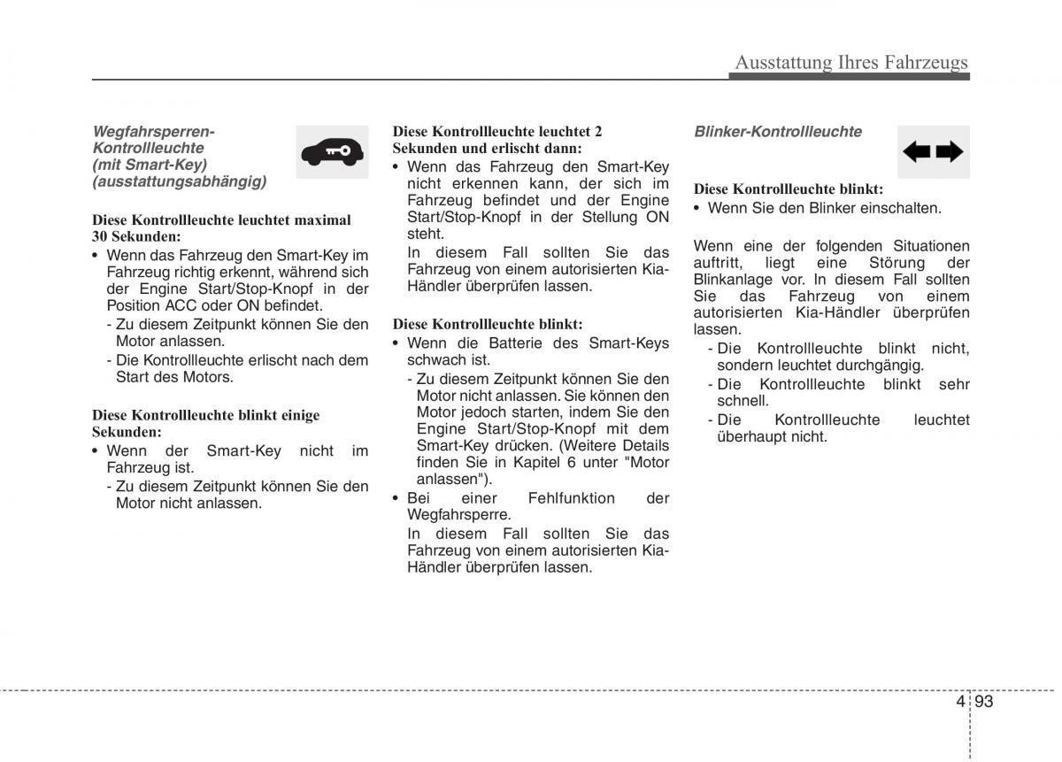 KIA Niro Handbuch / page 205